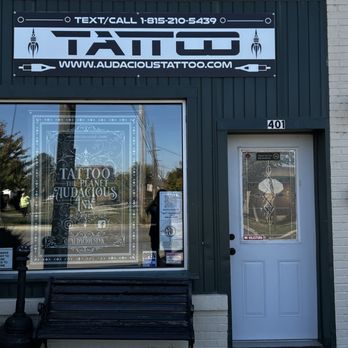 Audacious Ink Tattoo Studio - Entrance on Madison St. - Tattoo Near Me - Ottawa, Illinois Audacious Ink Tattoo Studio - Entrance on Madison St. - Tattoo Near Me - Ottawa, Illinois