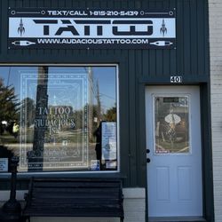 Audacious Ink Tattoo Studio - Entrance on Madison St.