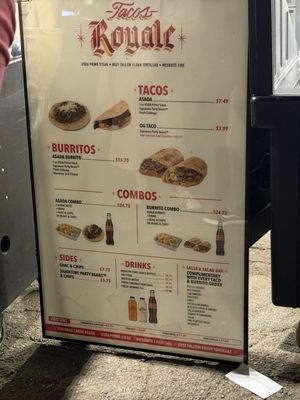 Menu photo 1 Tacos Royale Los Angeles, CA