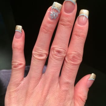 Omnia Nail Spa - Powder blue and gold for my wedding day - Hair Removal Near Me - Glen Mills, Pennsylvania Omnia Nail Spa - Powder blue and gold for my wedding day - Hair Removal Near Me - Glen Mills, Pennsylvania