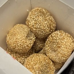 FREE sesame balls with purchase! FREE sesame balls with purchase!