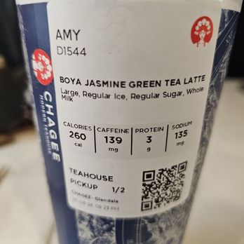 CHAGEE Modern Teahouse - Coffee & Tea Near Me - Glendale, California