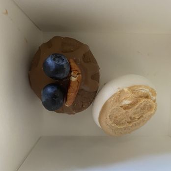 Lele Cake - Kartoshka (left) Half of meringue cookie (right) - Coffee & Tea Near Me - Los Gatos, California