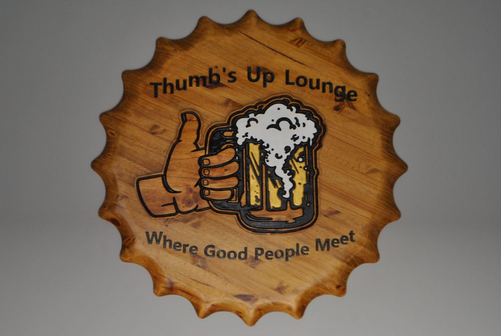 Thumb's Up Lounge Logo