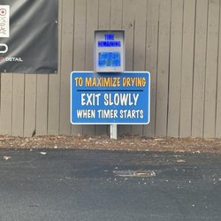 North Park Car Wash - Drying Timers - now that's kinda cool!!