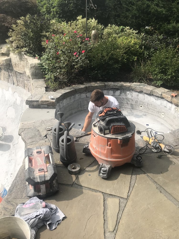 Slide of Long Island Marble Dusting