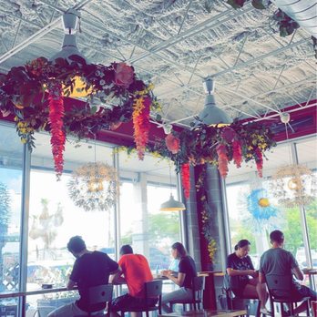 Dandelion Cafe - dining area, super cute decor - Coffee & Tea Near Me - Bellaire, Texas