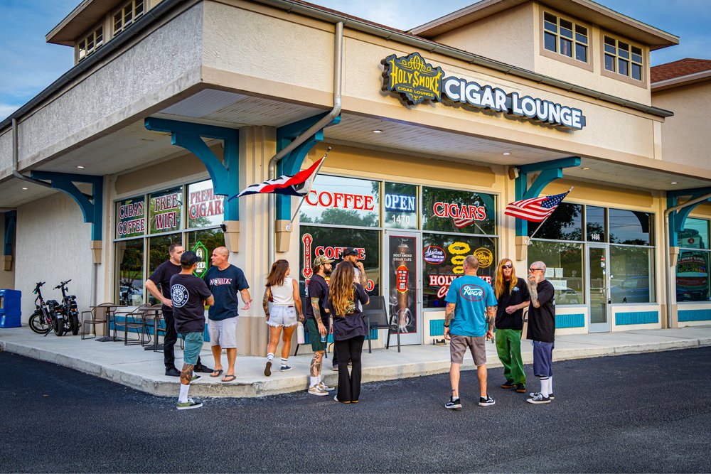 Holy Smoke Cigar Cafe Logo