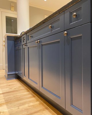 Cabinet Work - A fresh coat of paint for your cabinets can give your room a completely new look! Let's talk options. Cabinet Work - A fresh coat of paint for your cabinets can give your room a completely new look! Let's talk options.