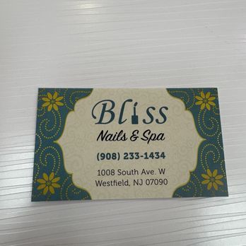 Bliss Nails & Spa - Nail Salons Near Me - Westfield, New Jersey