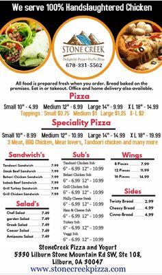 Stone Creek Halal Pizza by null