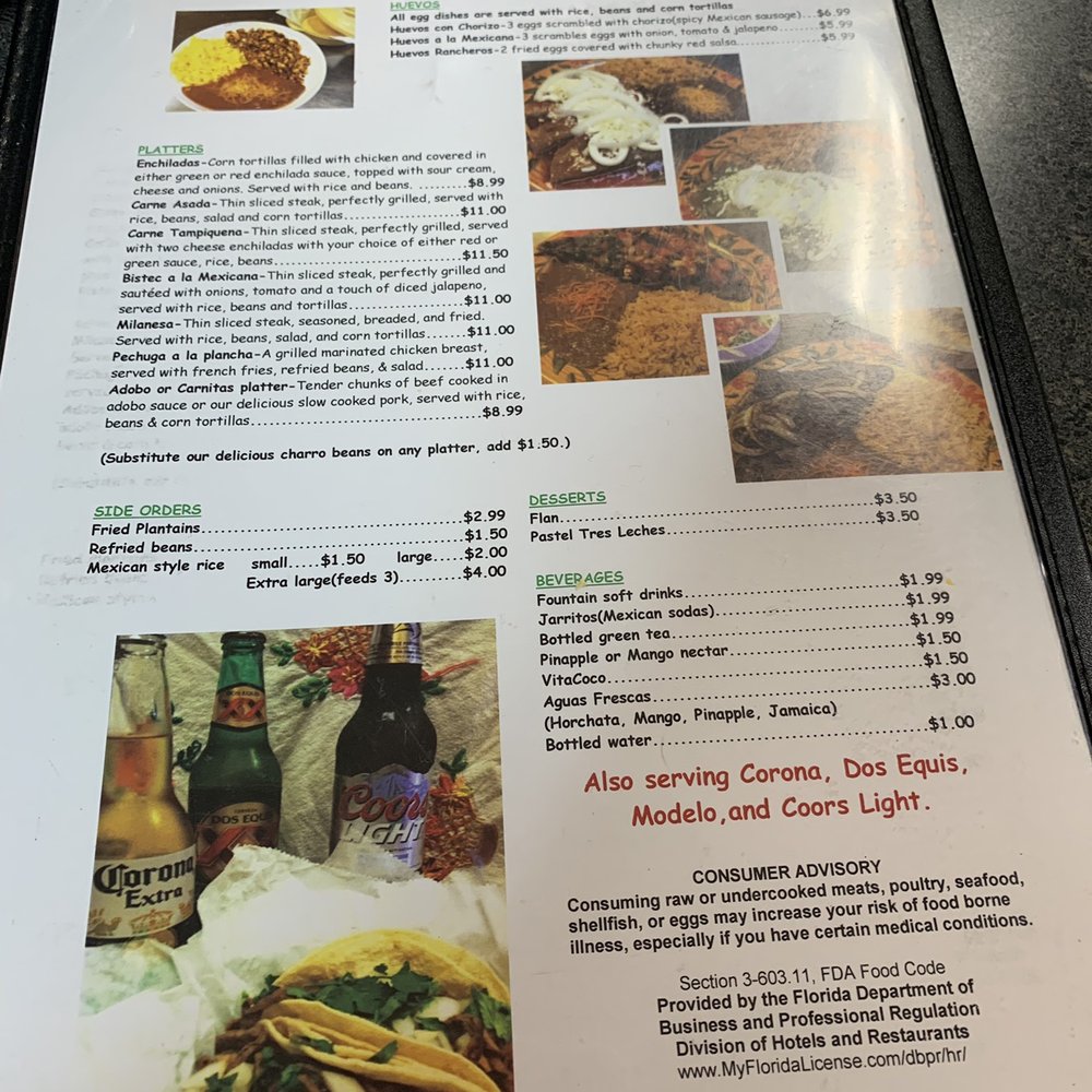 Chilangos - Menu - Mexican Near Me - Winter Springs, Florida
