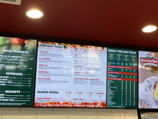 Menu photo 1 Mountain Mike's Pizza North Las Vegas, NV
