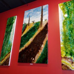 Example of local art which adorns the walls and can be purchased. Example of local art which adorns the walls and can be purchased.