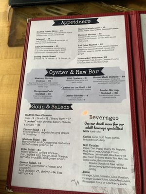 Menu photo 7 Great American Fish Company Morro Bay, CA Menu photo 7 Great American Fish Company Morro Bay, CA