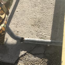 Knight's Key Campground & Marina - Our broken picnic table