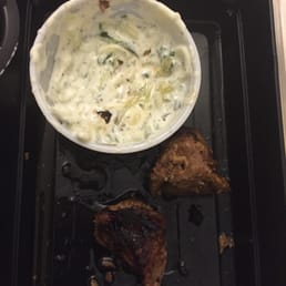 $5 tzatziki and $1.4 per lamb piece ... $5 tzatziki and $1.4 per lamb piece ...