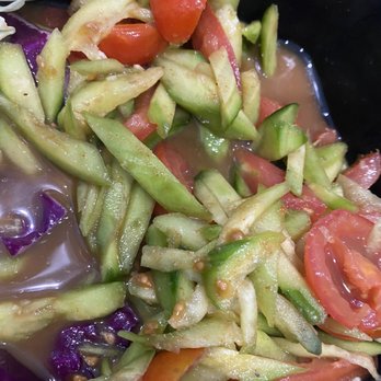 Lao Der - Cucumber salad. Plain :( - Laotian Near Me - Stockton, California Lao Der - Cucumber salad. Plain :( - Laotian Near Me - Stockton, California