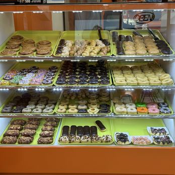 Smiling Donut - Donut case - Donuts Near Me - Hutto, Texas