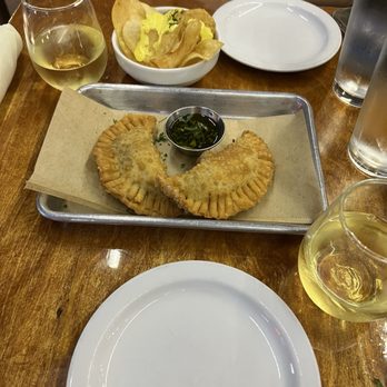 Aji Peruvian Cuisine - Empanadas and house made potato chips - Peruvian Near Me - Long Beach, California