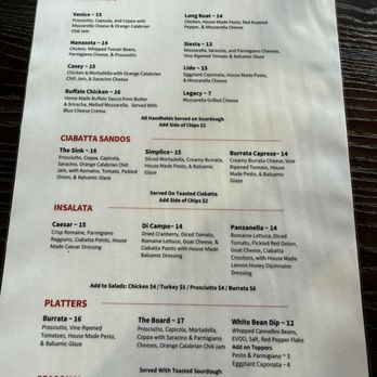 Back Porch Brewing - Menu 7/26 - Breweries Near Me - Venice, Florida