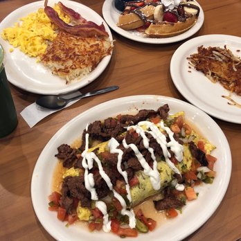 Loaded Cafe Restaurants Lawndale - Ranchero Burrito, Nutella Waffles w/strawberries/bananas, eggs hash browns and bacon. Time to dig in! - Burgers Near Me - Lawndale, California Loaded Cafe Restaurants Lawndale - Ranchero Burrito, Nutella Waffles w/strawberries/bananas, eggs hash browns and bacon. Time to dig in! - Burgers Near Me - Lawndale, California