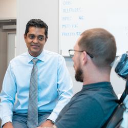 North Texas Oral & Facial Surgery - Dr. Ajay Ganti and his patient.
