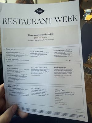 Menu photo 3 Cote Brasserie Newcastle Upon Tyne, XTW