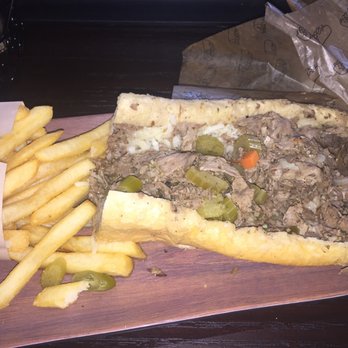 Buona - 7in beef with mozzarella cheese and fries - Sandwiches Near Me - Chicago, Illinois