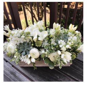 Fleurelity - A sympathy arrangement, tailored for the occasion. I appreciate the florist's attention to detail, artistic liberty, and special touch. - Florists Near Me - Oakton, Virginia