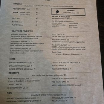 Six Goats Tavern - Desserts Near Me - Spearfish, South Dakota Six Goats Tavern - Desserts Near Me - Spearfish, South Dakota