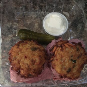 Manny's Restaurant and Delicatessen - Corned beef Chelsea style (on latkes) - Delis Near Me - Southampton, Pennsylvania Manny's Restaurant and Delicatessen - Corned beef Chelsea style (on latkes) - Delis Near Me - Southampton, Pennsylvania