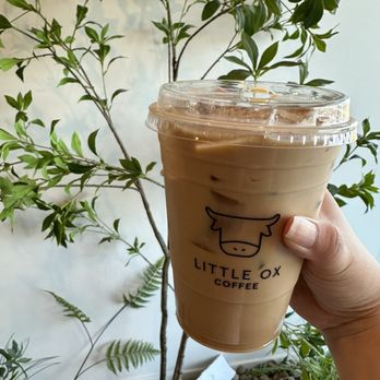 Little Ox Coffee - Iced Pandan Latte - Coffee & Tea Near Me - Fullerton, California Little Ox Coffee - Iced Pandan Latte - Coffee & Tea Near Me - Fullerton, California