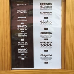 Bira dos Namorados - Menu 2