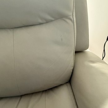 Ashley Store - Picture of chair with peeling polyurethane covering - Furniture Stores Near Me - Woodbridge, Virginia Ashley Store - Picture of chair with peeling polyurethane covering - Furniture Stores Near Me - Woodbridge, Virginia