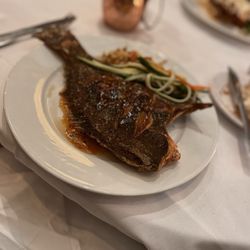 Garibaldi's Cafe - Crispy Diamond Scored Flounder
