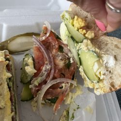 Bagels on Broadway - The Ooze Over Sandwich