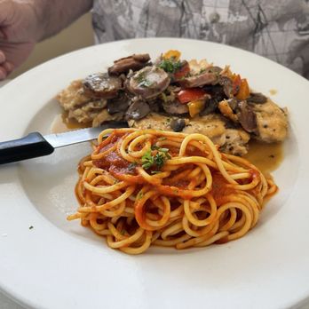 Biscotti Restaurant - Pollo (chicken) and sausage Burrino - Italian Near Me - Derwood, Maryland