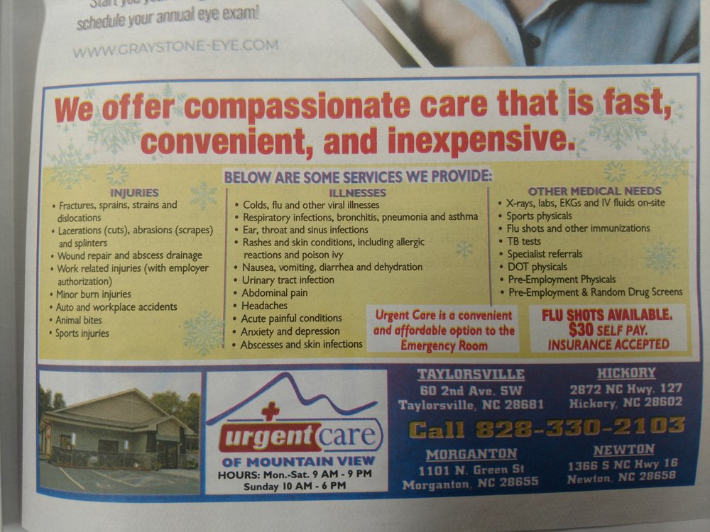 URGENT CARE OF MOUNTAIN VIEW TAYLORSVILLE 16 Photos 60 2nd Ave SW