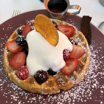 NORMA'S - Crispy Belgian Waffle - delicious - Breakfast & Brunch Near Me - Palm Springs, California