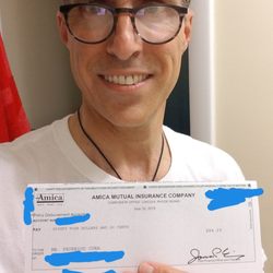 Amica Mutual Insurance Company - Awesome check from AMICA rewarding good driving. #GreatCarInsurance