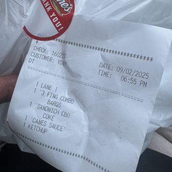 Raising Cane's Chicken Fingers - Yony? Spelling for Tommy. - Fast Food Near Me - Indio, California Raising Cane's Chicken Fingers - Yony? Spelling for Tommy. - Fast Food Near Me - Indio, California