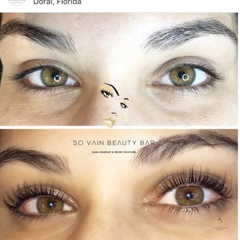 So Vain Beauty Aesthetics - Before and after, Lash Lift - Skin Care Near Me - Hialeah, Florida