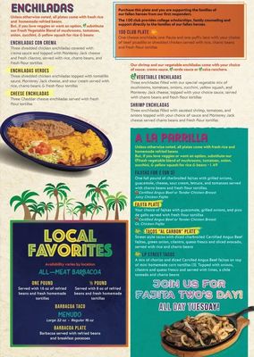 Menu photo 2 Las Palapas Express Converse, TX