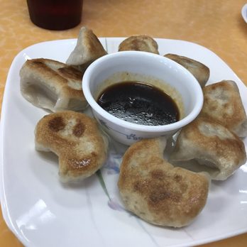Wu's Kitchen - Pan Fried Dumplings- these were perfect!!! - Chinese Near Me - Rehoboth Beach, Delaware