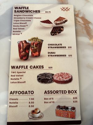 Menu photo 1 The Waffle co Vancouver, BC