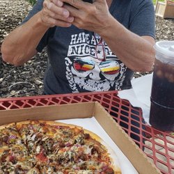 The Bread Barn Pizzeria - Kat and pizza