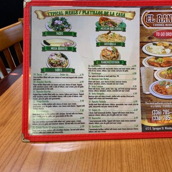El Rancho Taqueria - Menu - Mexican Near Me - Winston-Salem, North Carolina El Rancho Taqueria - Menu - Mexican Near Me - Winston-Salem, North Carolina
