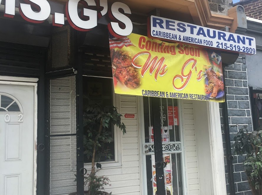 Ms G's Caribbean And American Food Logo