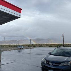 Ballard RV Park - The 7-11 just around the corner (like 1 min away) had a stunning view and rainbow the night after the storm!